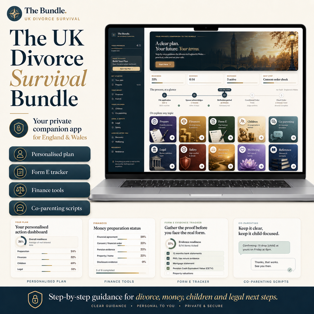 THE UK DIVORCE SURVIVAL BUNDLE